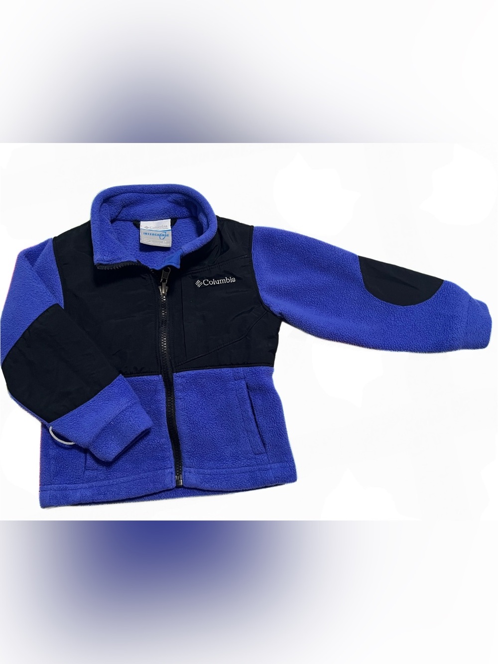 Columbia Royal Blue and Black Kids Fleece Jacket